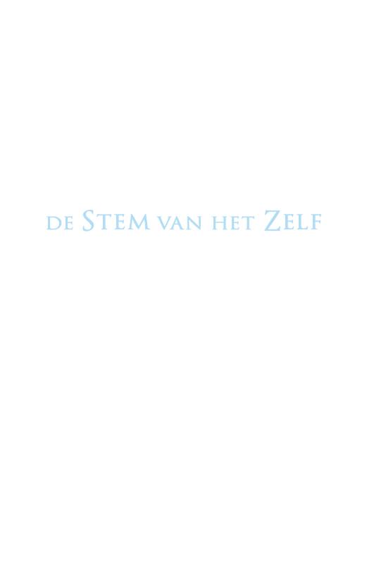 Omslag van De stem van het Zelf