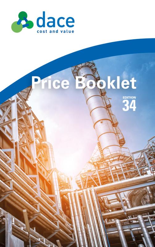Omslag van DACE Price Booklet, edition 34