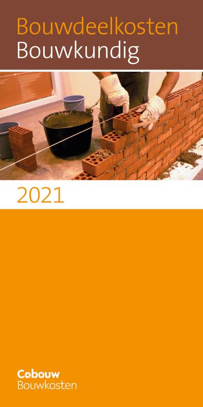 Omslag van Bouwdeelkosten Bouwkundig 2021 VMN