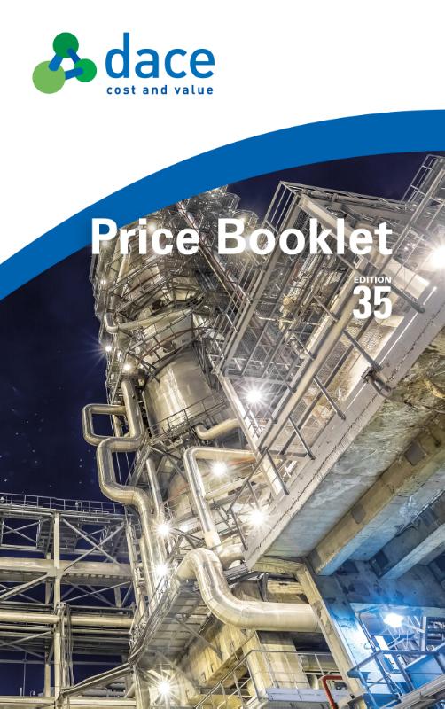 Omslag van DACE Price Booklet, 35th edition