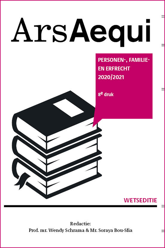 Omslag van Personen-, familie- & erfrecht 2020/2021