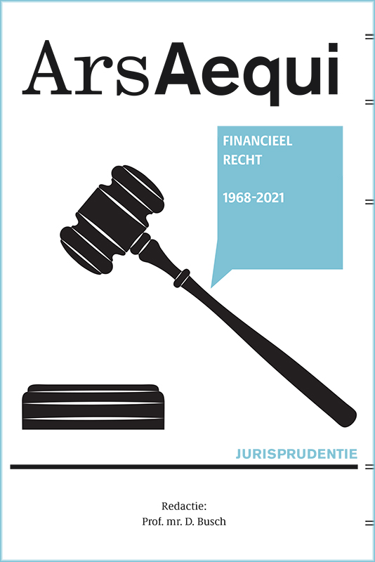Omslag van Jurisprudentie Financieel recht 2021