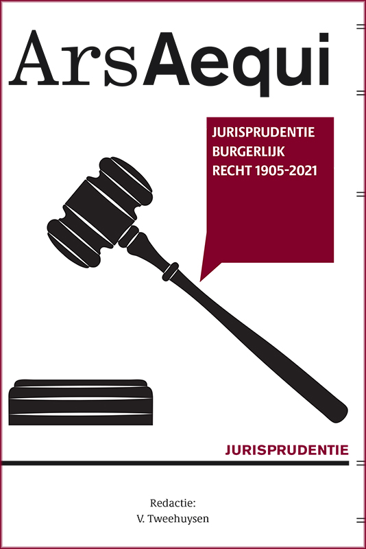 Omslag van Jurisprudentie Burgerlijk recht 1905-2021