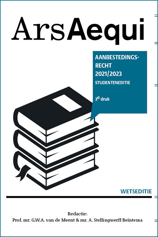Omslag van Aanbestedingsrecht 2021/2023 - studenteneditie