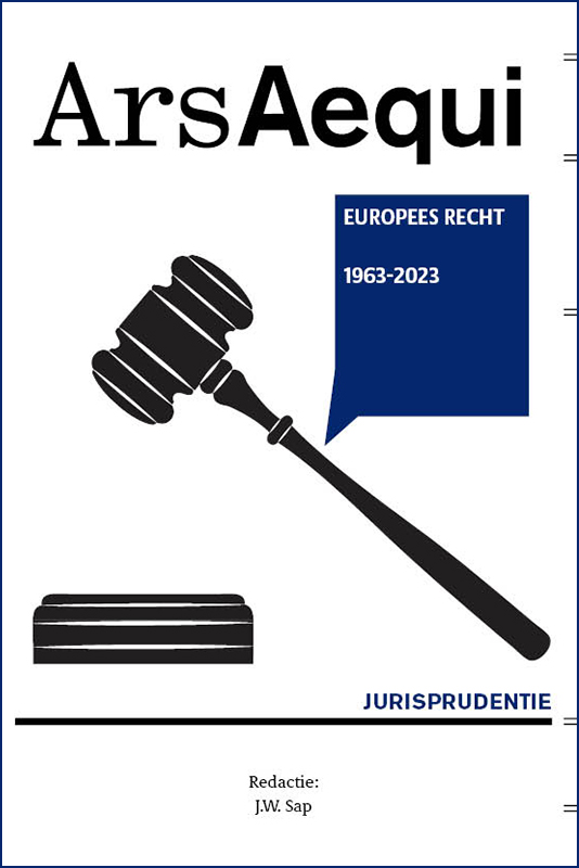 Omslag van Jurisprudentie Europees recht 1963-2023