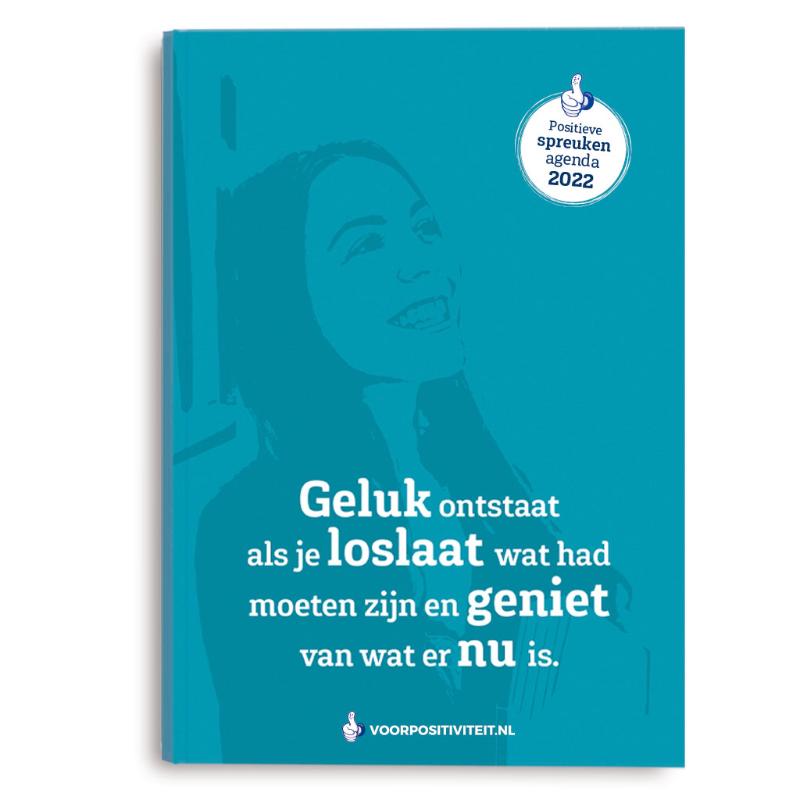 Omslag van Agenda positieve spreuken 2022