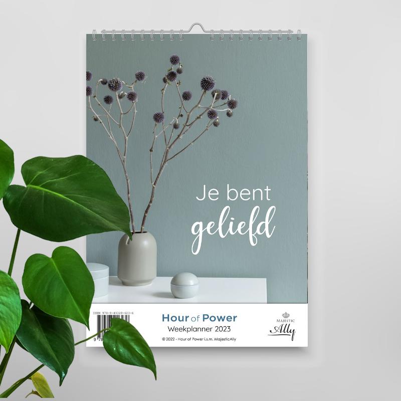 Omslag van Weekplanner 2023 Hour of Power Je bent geliefd