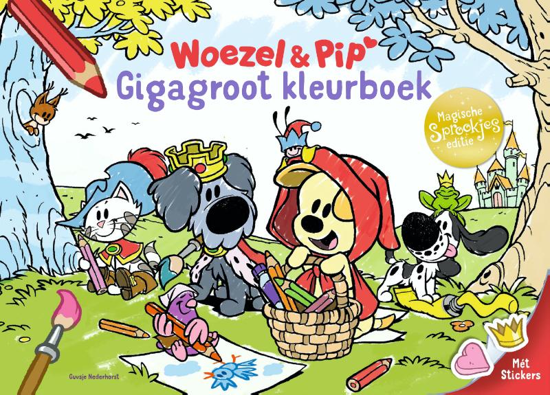 Omslag van Gigagroot kleurboek Sprookjes