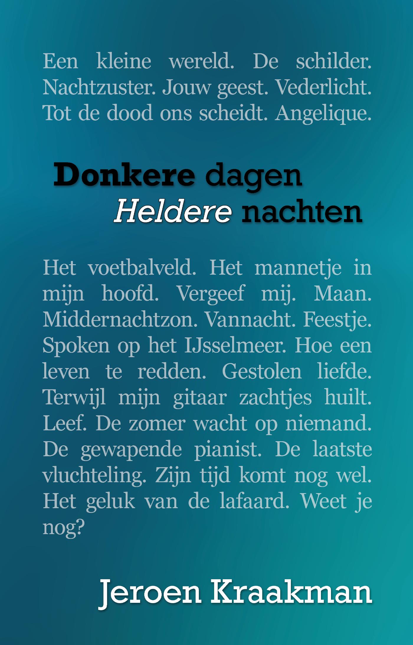 Omslag van Donkere dagen, heldere nachten