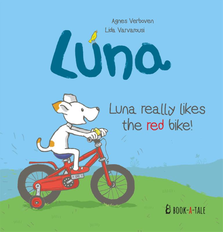 Omslag van Luna really likes the red bike!