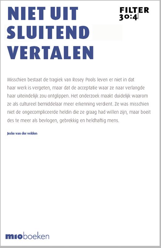 Omslag van Niet uitsluitend vertalen