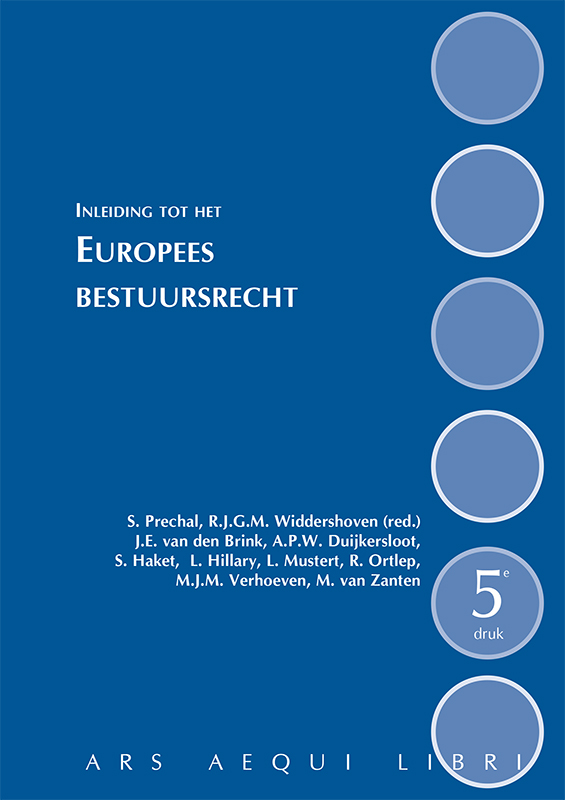 Omslag van Inleiding tot het Europees bestuursrecht