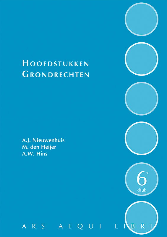 Omslag van Hoofdstukken grondrechten
