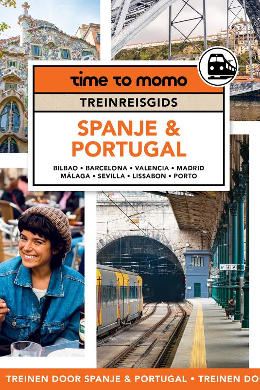 Omslag van Treinreisgids Spanje & Portugal