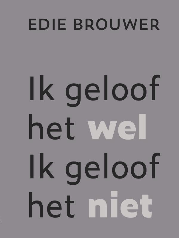 Omslag van Ik geloof het wel. Ik geloof het niet