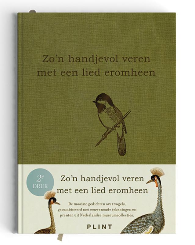 Omslag van Zo'n handjevol veren met een lied eromheen