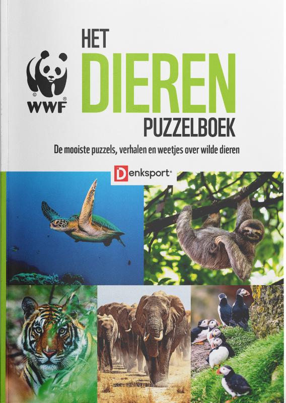 Omslag van Het WWF dieren puzzelboek