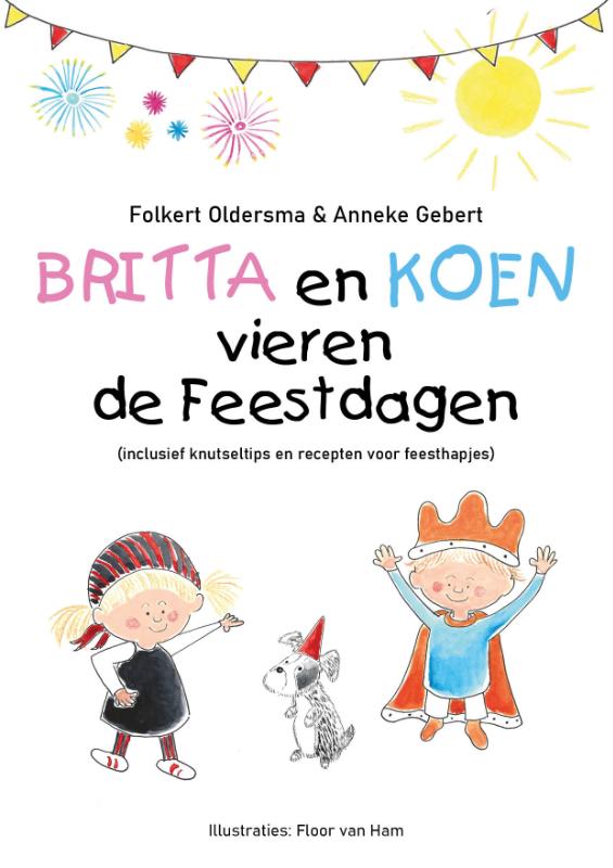 Omslag van Britta en Koen vieren de feestdagen
