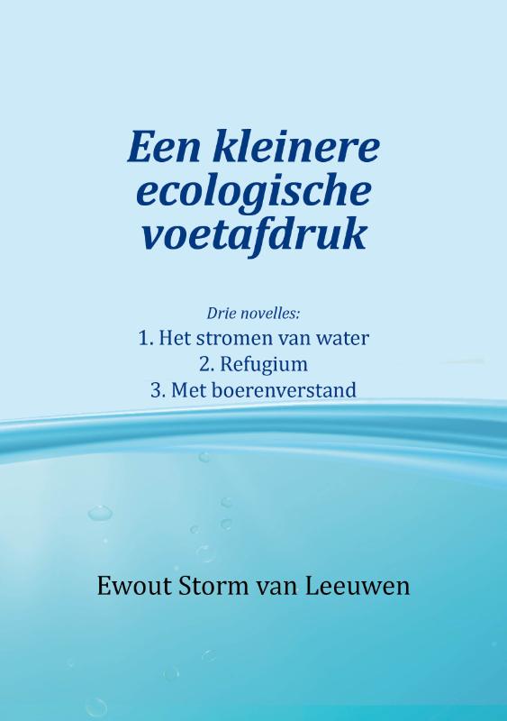 Omslag van Een kleinere ecologische voetafdruk