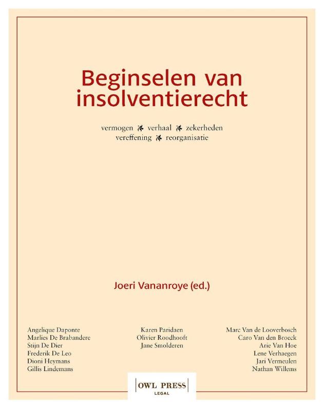 Omslag van Beginselen van insolventierecht