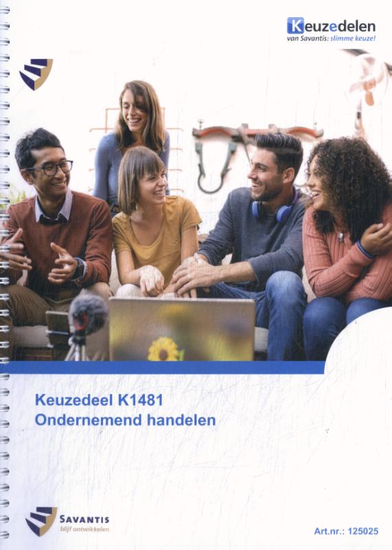 Omslag van Keuzedeel K1481 Ondernemend handelen