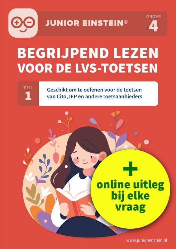 Omslag van Begrijpend lezen voor de LVS-toetsen - Deel 1 - Groep 4