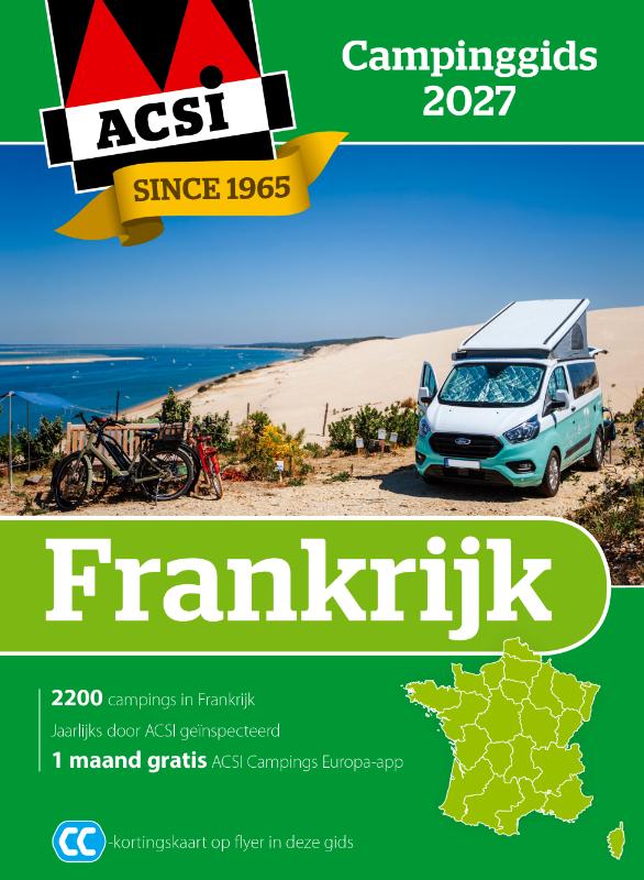 Omslag van ACSI Campinggids Frankrijk 2027
