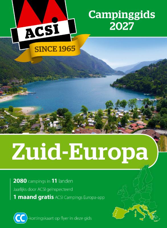 Omslag van ACSI Campinggids Zuid-Europa 2027