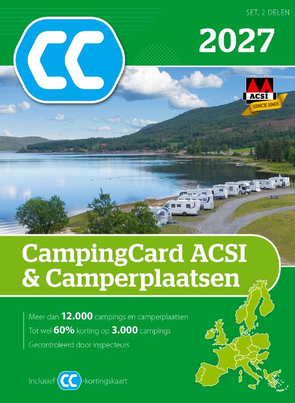Omslag van CampingCard ACSI & Camperplaatsen 2027