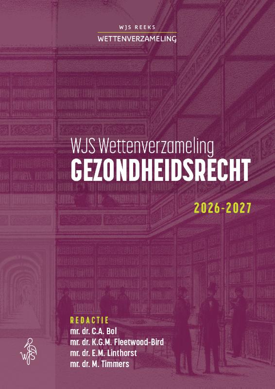 Omslag van Wettenbundel Gezondheidsrecht