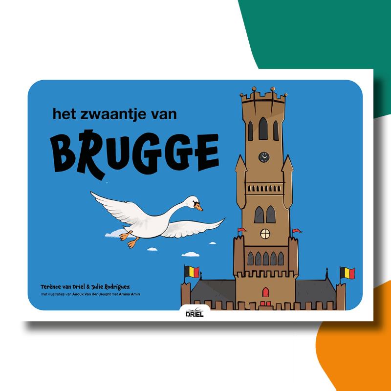 Omslag van Het zwaantje van Brugge | kamishibai vertelplaten