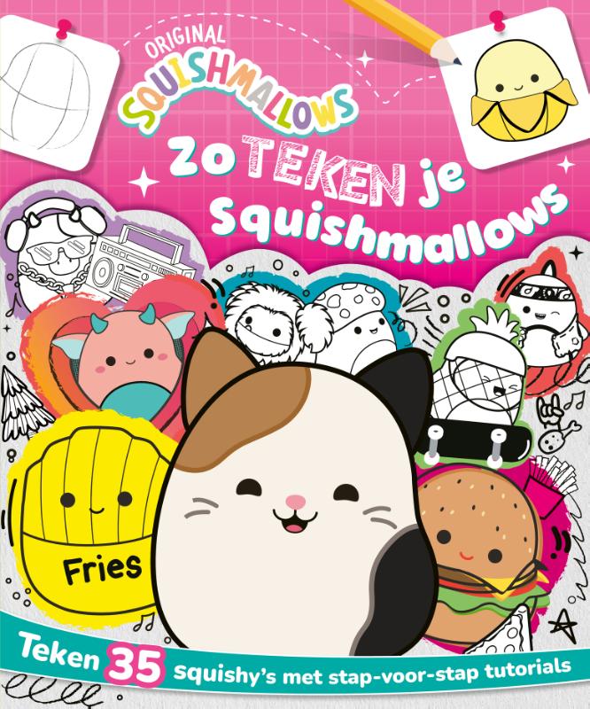 Omslag van Zo teken je Squishmallows
