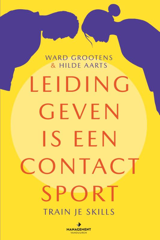 Omslag van Leidinggeven is een contact sport