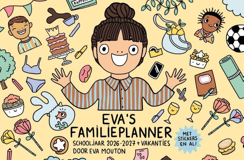 Omslag van Eva's familieplanner 2026-2027