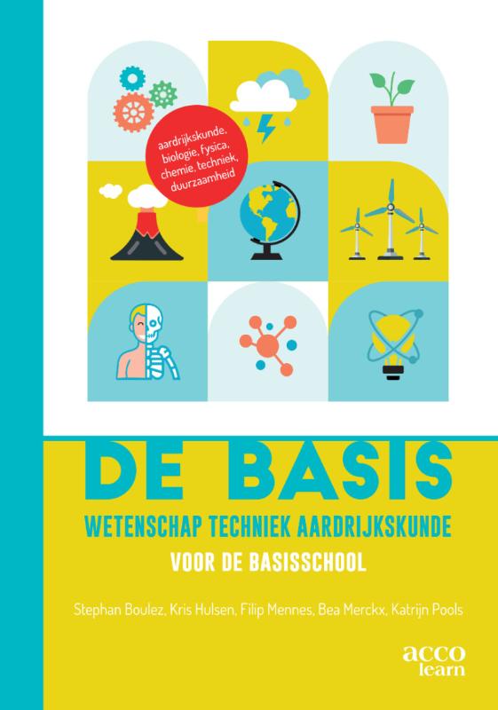 Omslag van De basis wetenschap, techniek, aardrijkskunde