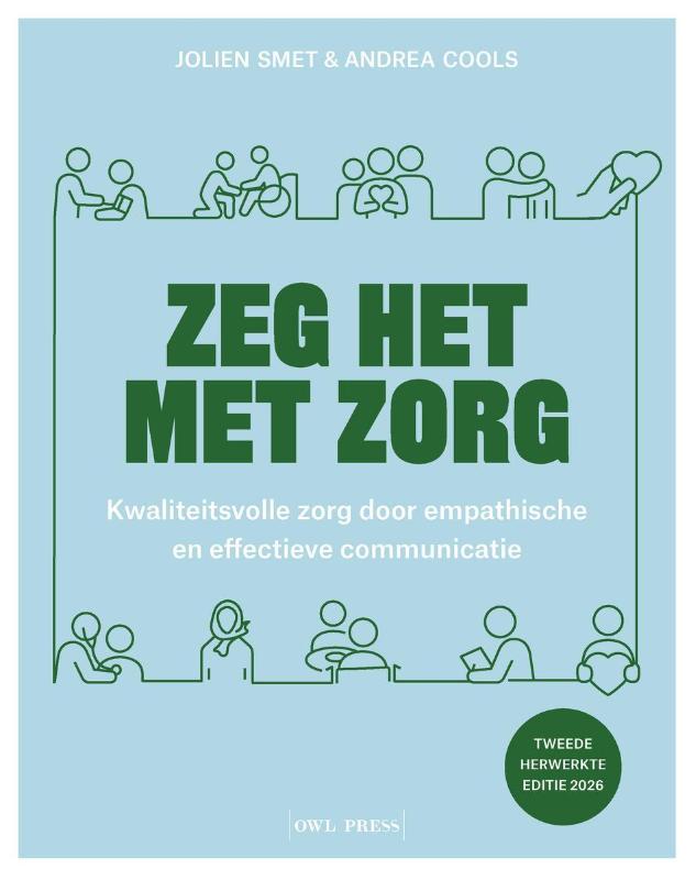 Omslag van Zeg het met zorg