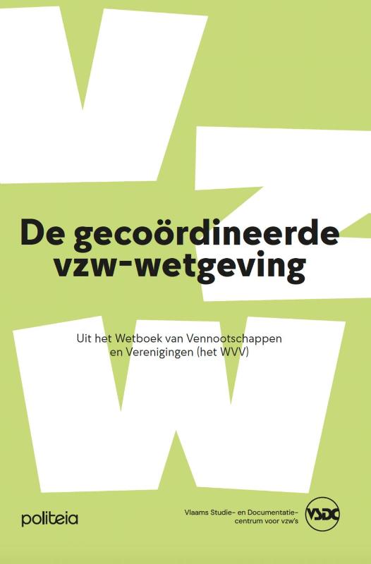 Omslag van De gecoördineerde vzw-wetgeving